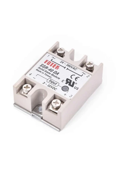 ROBİZ Ssr-40da Ssr Röle 40a Ac 24-380v Tek Fazlı Solid State Röle - Resim 7