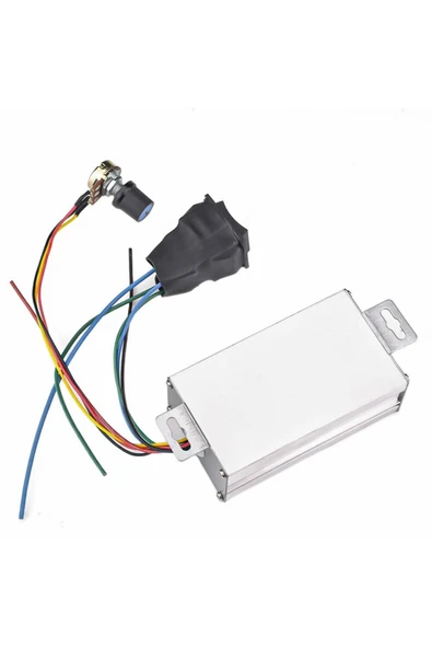 ROBİZ Dc 60v 20a Dc Motor Sürücü Pwm Hız Kontrol Ileri Geri Yön Anahtar - Resim 6