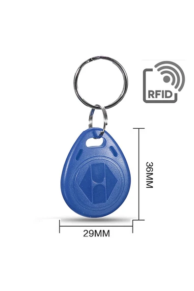 ROBİZ Uıd Kimlik Numarası Değiştirilebilir 125khz Rfıdrfid Manyetik Anahtarlık Proximity Göstergeç Em4100 - Resim 8