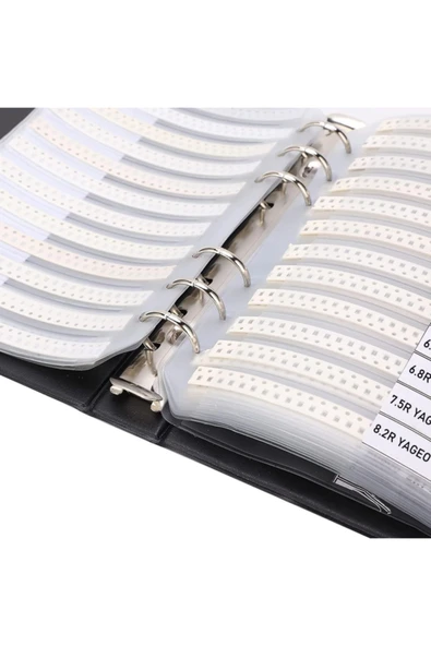 ROBİZ 4250 Parça Smd 0805 Direnç Seti Kitabı 1% Sample Book - Resim 6