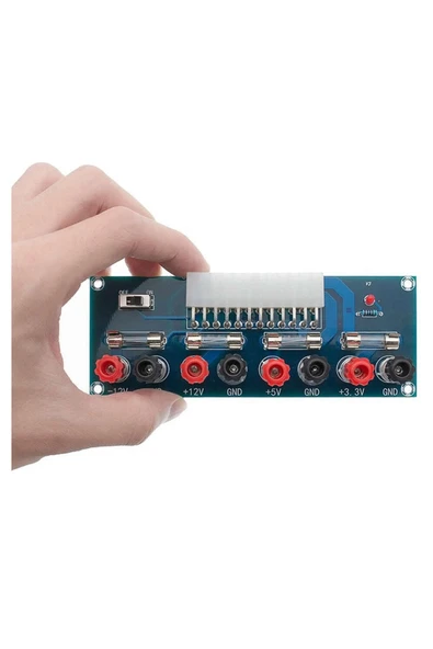 ROBİZ Psu Güç Kaynağı Voltaj Çıkış Dağıtım Kartı Xh-m229 +12v +5v +3.3v -12v - Resim 2