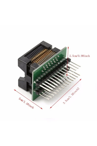 OEM Sop28 So28 To Dıp28 Yaylı Adaptör Soket Eeprom Flash Programlayıcı Entegre Kolay Programlama Aparatı - Resim 8