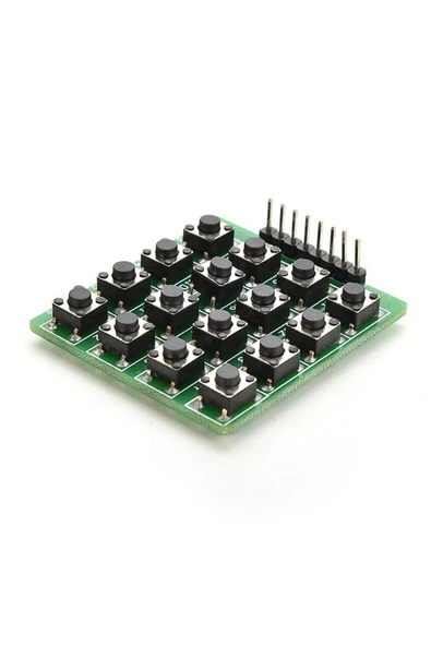 ROBİZ 4 X 4 Matrix Keyboard Keypad 16 Buton Tuş Takımı Keyboard Klavye Alarm Şifre Kilit Güvenlik - Resim 6