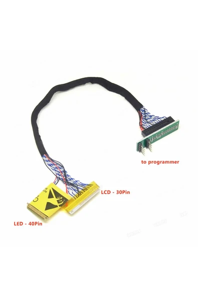 ROBİZ 30 / 40 Pin To Dıp8 Lcd Led Ekran Aparatı 2 In 1 Edid Kablo Notebook Dizüstü 24c02 Okuma Yazma ürün görseli