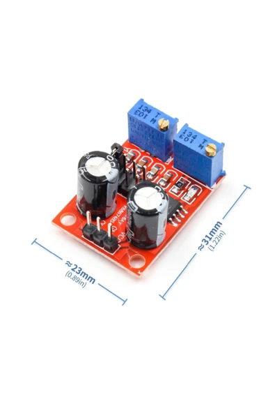 ROBİZ Ne555 Kare Dalga Sinyal Jeneratörü Duty Frekans Ayar Potu Dc 5v/