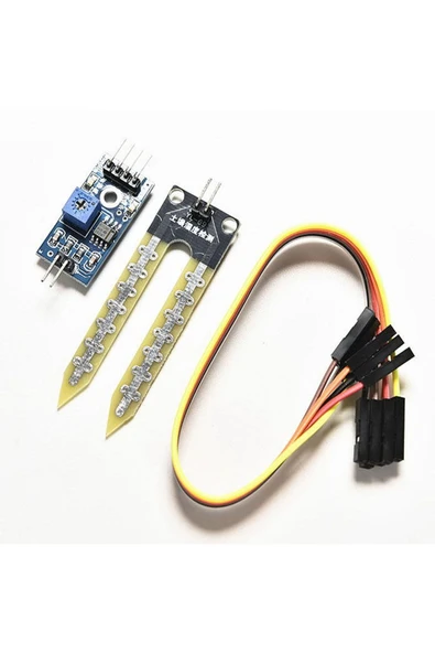 ROBİZ Toprak Nem Sensörü Arduino Higrometre Soil Moisture Sensor - 4