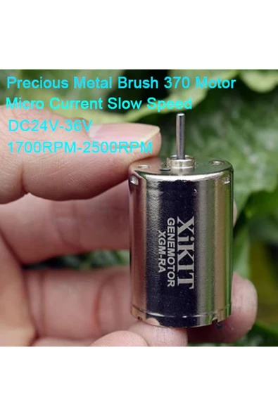 ROBİZ Xgm-ra Dc Motor 2100 Rpm Micro Akım Nikel Kaplama Metal Fırça - Resim 2
