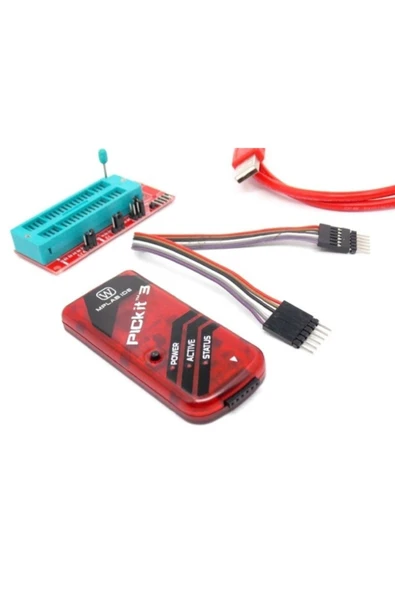 ROBİZ Pıckıt3 Klon (çin) + Zif Adaptör -- Pickit 3 Pic Programlayıcı
