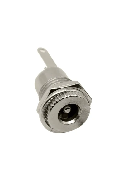 ROBİZ 5.5 Mm X 2.1mm Dc Güç Soketi Metal Panel Montaj Power Jack - 2