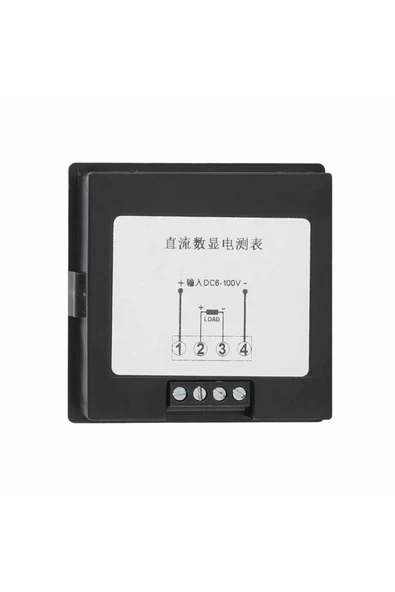 ROBİZ Dc 6-100v 20a Dijital Voltmetre Ampermetre Wattmetre Voltaj Akım Güç Empedans Enerji Tüketim Ölçme - Resim 8