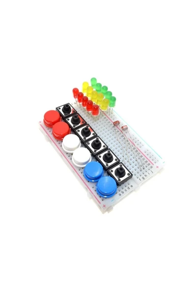 ROBİZ Elektronik Başlangıç Seti Arduino Starter Kit Breadboard Led - Resim 7
