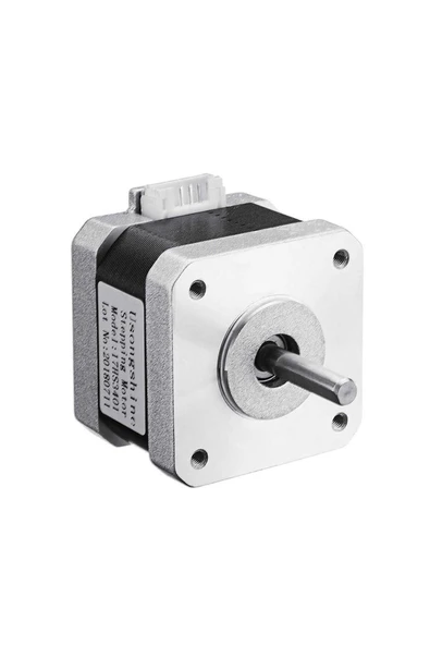 ROBİZ 17HS3401 Nema 17 Step Motor 0.28N.m D Mil 2 Faz 1.3A 1.8 Derece 200 Adım Tork 3D Yazıcı Printer - Resim 4