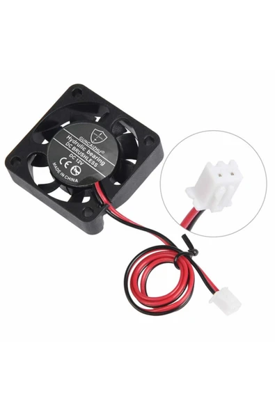 ROBİZ DC 12V FAN 40x40mm DC 12V 0.1A 6200 Rpm 4x4cm Soğutucu Kuluçka Ekran Kartı Cooler Peltier Printer - Resim 3