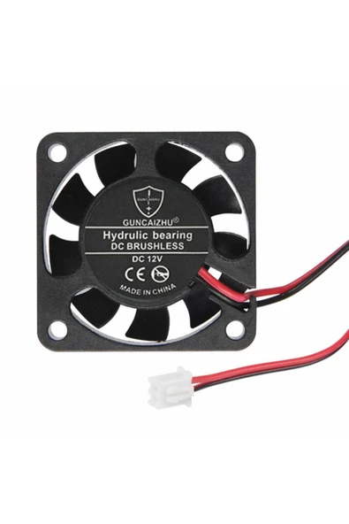 ROBİZ DC 12V FAN 40x40mm DC 12V 0.1A 6200 Rpm 4x4cm Soğutucu Kuluçka Ekran Kartı Cooler Peltier Printer - Resim 2
