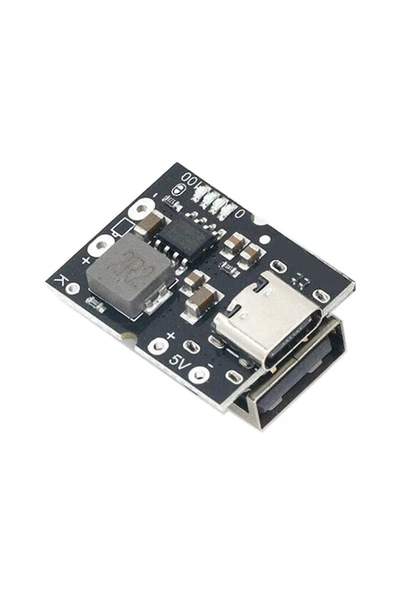 ROBİZ 5v 2a Usb Çıkış Powerbank Devresi Type C Usb Giriş Lityum Lion 18650 Pil Şarj Koruma Mobil - Resim 5