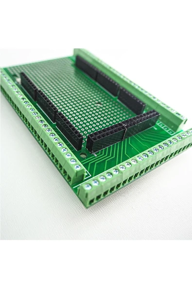 ROBİZ Arduino Mega 2560 Terminal Adaptör Shield Klemens Genişleme Kartı Prototipleme Kolay Bağlantı - Resim 4