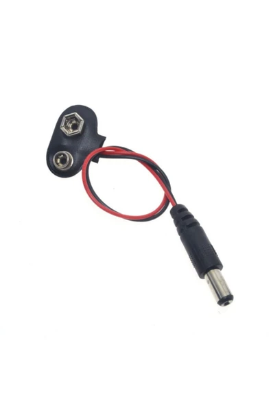 ROBİZ 9v Pil Adaptör Dönüştürücü Bağlantı Kablosu 9 Volt Pil Arduino - Resim 4