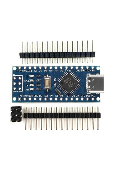 ROBİZ Arduino Nano 3.0 Type C Atmega328 Ch340 Açık Kaynak Kod Yazılım Geliştirme - Resim 2
