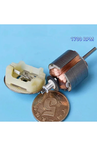 ROBİZ Xgm-ra Dc Motor 2100 Rpm Micro Akım Nikel Kaplama Metal Fırça - Resim 7