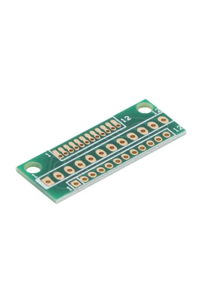 ROBİZ 12 Pin 1.27mm 2mm 2.54mm Çevirici Adaptör Pcb Kart Kablosuz Modül Jtag Lcd - Resim 3