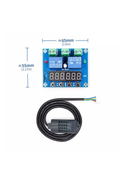 ROBİZ Xh-m452 12v Sıcaklık Nem Kontrollü Dijital Termostat Kuluçka Pet