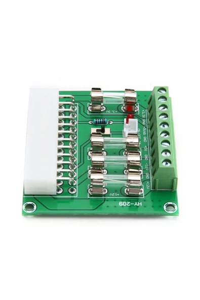 ROBİZ Atx Güç Kaynağı Voltaj Çıkış Kartı Dağıtım Kartı Hy-209 Klemens - Resim 4