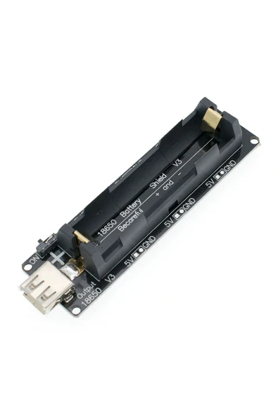 ROBİZ 18650 Pil Şarj Kartı V3 Lion Lityum Batarya Güç Kaynağı Powerbank - Resim 2
