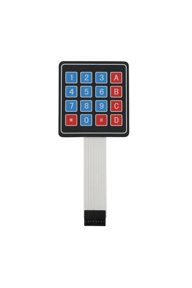 ROBİZ 4 X 4 Matrix Membran Keypad 16 Buton Tuş Takımı Keyboard Klavye Alarm Şifre Kilit ürün görseli
