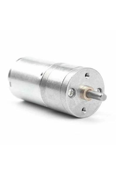 ROBİZ 24v 620rpm Jga25-370 Redüktörlü Dc Motor Metal Dişli Yüksek Tork Kuvvet 25mm Robot Oyuncak - Resim 5