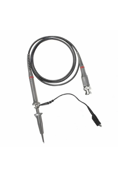 ROBİZ P6100 Osiloskop Probu 100mhz X1 X10 Kazanç Anahtarlı Dc 300 / 600v Catıı Bnc 1 Metre Kablo Skop - Resim 6