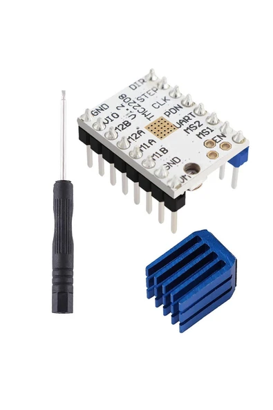 ROBİZ Mks Trinamic Tmc2208 V1.2 Step Motor Sürücü Soğutuculu Makerbase 1/256 Step 1.4a Cnc 3d Yazıcı - Resim 3