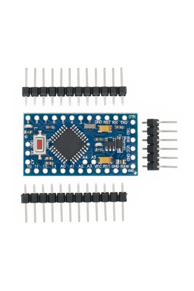ROBİZ Arduino Pro Mini Atmega328a 5v 16mhz Açık Kaynak Kodlu Yazılım Geliştirme Kartı Microchip Eğitim - 5