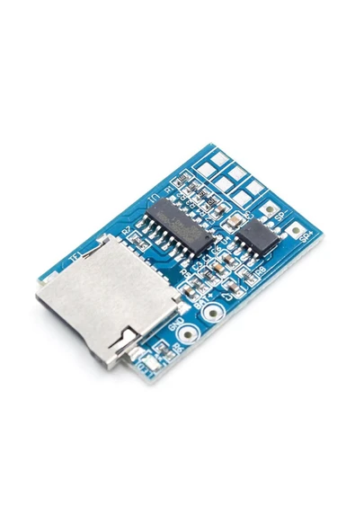 ROBİZ Gpd2846a Mp3 Ses Çalma Modülü Micro Sd Hafıza Kartı 4ohm 2w Amfi 3 Buton Kontrol Ürün - Resim 5