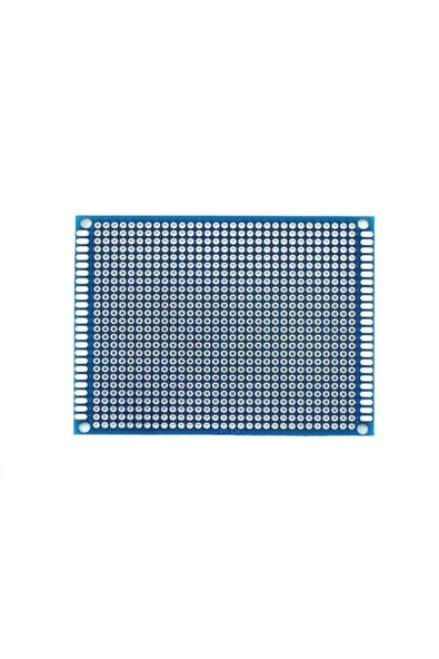 ROBİZ 7x9cm 26x31 Proto Pcb Pertenaks Prototip Deney Fr4 Delikli Plaket - 2