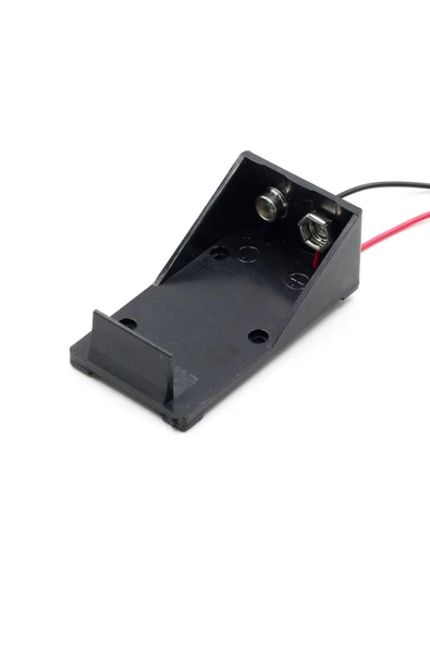 ROBİZ 9v Pil Yuvası Kablolu Kolay Taşınabilir Batarya Pil Kutusu - Resim 5