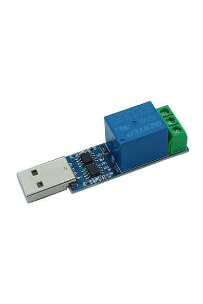 ROBİZ 1 Kanal Usb Röle Kontrol Modülü lcus1 Bilgisayardan Cihaz Açma Kapama Ch340 Com Seri Port - 5