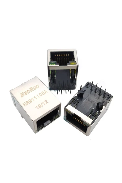ROBİZ Trafolu Rj45 Hr911105a Ethernet Bağlantı Soketi ürün görseli
