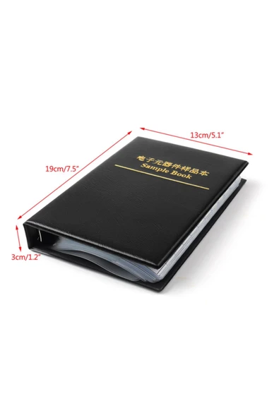 ROBİZ 4250 Parça Smd 0805 Direnç Seti Kitabı 1% Sample Book - Resim 8