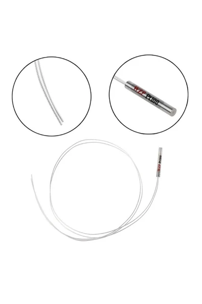 ROBİZ Pt100 Platinyum Isı Sıcaklık Sensörü 50cm Su Geçirmez -200c To 450c Metal Koruyucu Dalgıç Prob - Resim 3