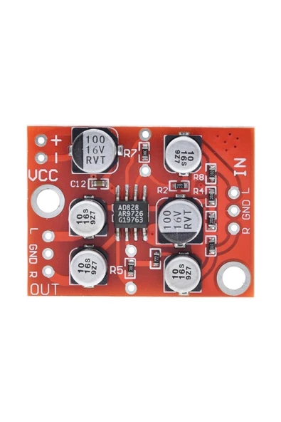 ROBİZ Ad828 Preamp Modül Ses Yükseltici Amfi Stereo Mikrofon Gitar Enstrüman Ses Video Sinyal Ön ürün görseli