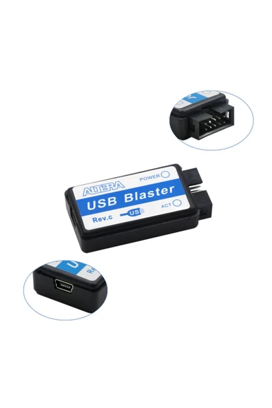 OEM Usb Blaster Fpga Cpld Programlayıcı Jtag Stratix Cyclone Acex Flex10k Max3000 Max7000 - Resim 4