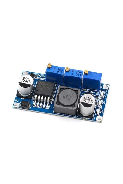 ROBİZ Lm2596 Acav Pil Şarj Modülü Voltaj Düşürücü Güç Kaynağı Ayarlanabilir Akım Pil Sarj Led Sürücü - 5