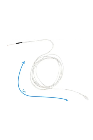 ROBİZ 100cm Kablolu 100k Ntc Cam Termistör Sıcaklık Sensörü 3d Yazıcı - Resim 2