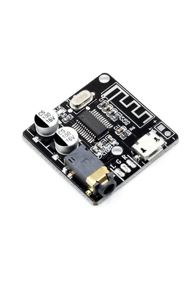 ROBİZ Vhm-314 Micro Usb Bluetooth Kablosuz Ses Mp3 Modül Amfi Müzik Çalma Kartı Dc 5v Lityum Pil - Resim 2