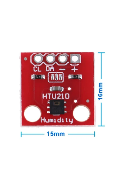 ROBİZ Htu21 3.3v Sıcaklık Ve Nem Sensör Modülü Iıc I2c Yüksek Hassasiyet Iıc Dijital Nem Sensörü Klima - 1