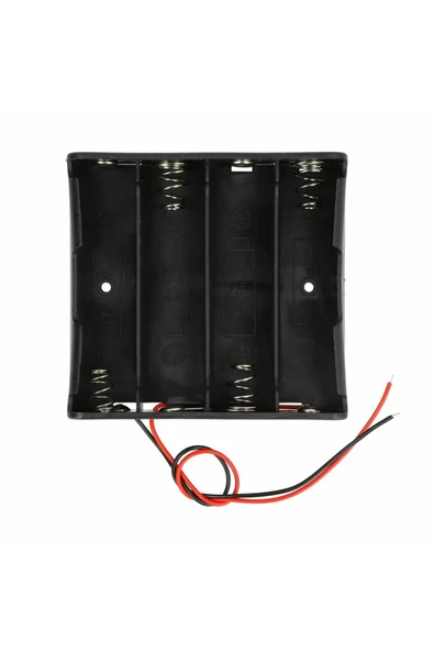 ROBİZ 18650 4lü Pil Kutusu Seri 4 Adet 14.8v Seri Lityum Lion Batarya Yuvası Mobil Güç Kaynağı Powerbank - Resim 3