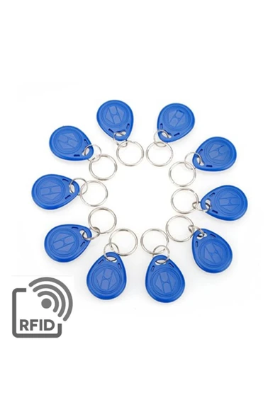 ROBİZ 125khz Rfıd Rfid Manyetik Anahtarlık Proximity Göstergeç 125 Khz Kapı Geçiş Personel Takip - Resim 7