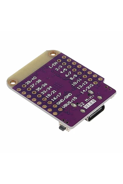 ROBİZ Esp32 S2 Mini Geliştirme Kartı Wifi Type-c 240mhz 4mb Flash 2mb Psram Micropython Wemos Lolin - 7