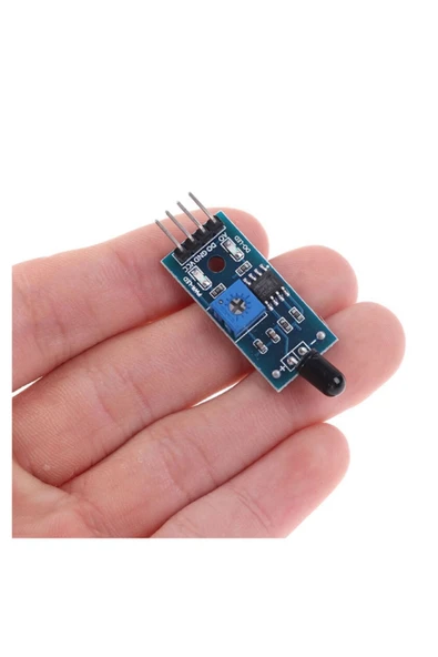 ROBİZ Alev Ateş Algılama Sensörü Flame Ir Infrared Kızılötesi Alarm - Resim 5