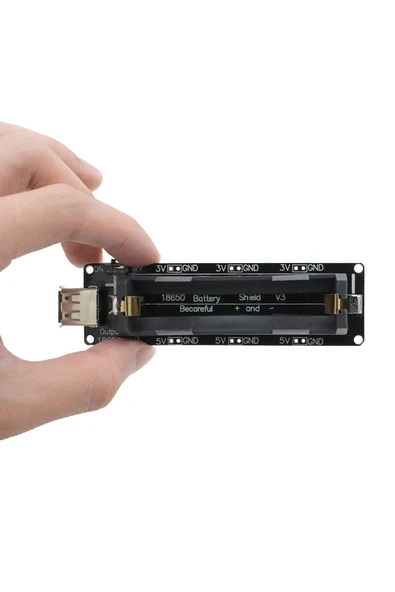 ROBİZ 18650 Pil Şarj Kartı V3 Lion Lityum Batarya Güç Kaynağı Powerbank - Resim 3